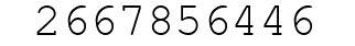 Number 2667856446.