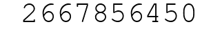 Number 2667856450.