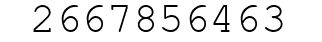 Number 2667856463.