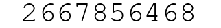 Number 2667856468.