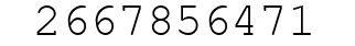 Number 2667856471.