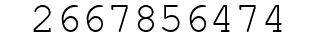 Number 2667856474.