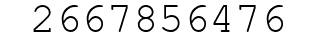 Number 2667856476.