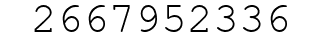 Number 2667952336.