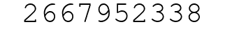 Number 2667952338.