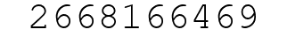 Number 2668166469.