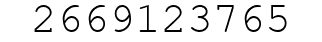 Number 2669123765.