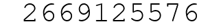 Number 2669125576.