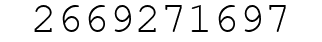 Number 2669271697.