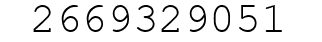 Number 2669329051.