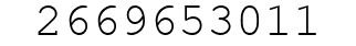 Number 2669653011.