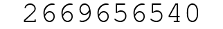 Number 2669656540.