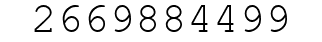 Number 2669884499.