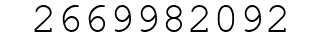 Number 2669982092.
