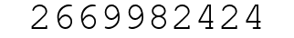Number 2669982424.