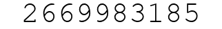 Number 2669983185.