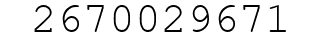 Number 2670029671.