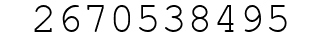 Number 2670538495.