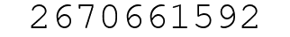 Number 2670661592.