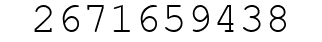 Number 2671659438.