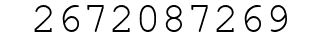 Number 2672087269.