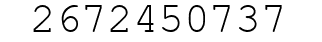 Number 2672450737.