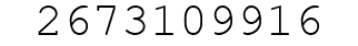 Number 2673109916.