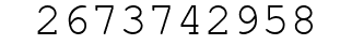 Number 2673742958.