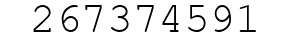 Number 267374591.