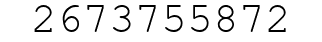Number 2673755872.