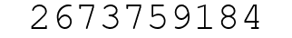 Number 2673759184.