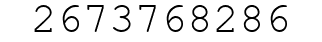 Number 2673768286.