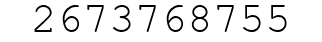 Number 2673768755.