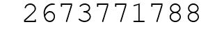 Number 2673771788.