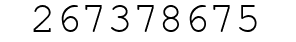 Number 267378675.