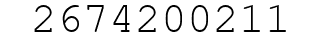 Number 2674200211.