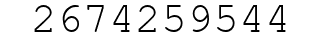 Number 2674259544.