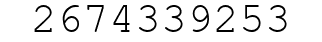 Number 2674339253.