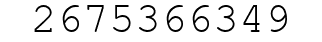 Number 2675366349.