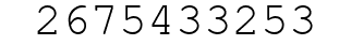 Number 2675433253.
