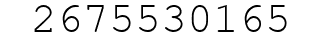 Number 2675530165.