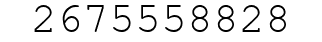 Number 2675558828.