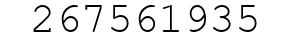 Number 267561935.