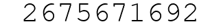 Number 2675671692.