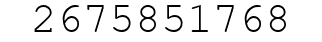 Number 2675851768.
