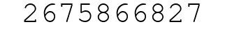 Number 2675866827.