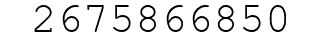 Number 2675866850.