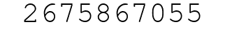 Number 2675867055.