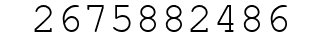 Number 2675882486.