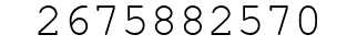 Number 2675882570.